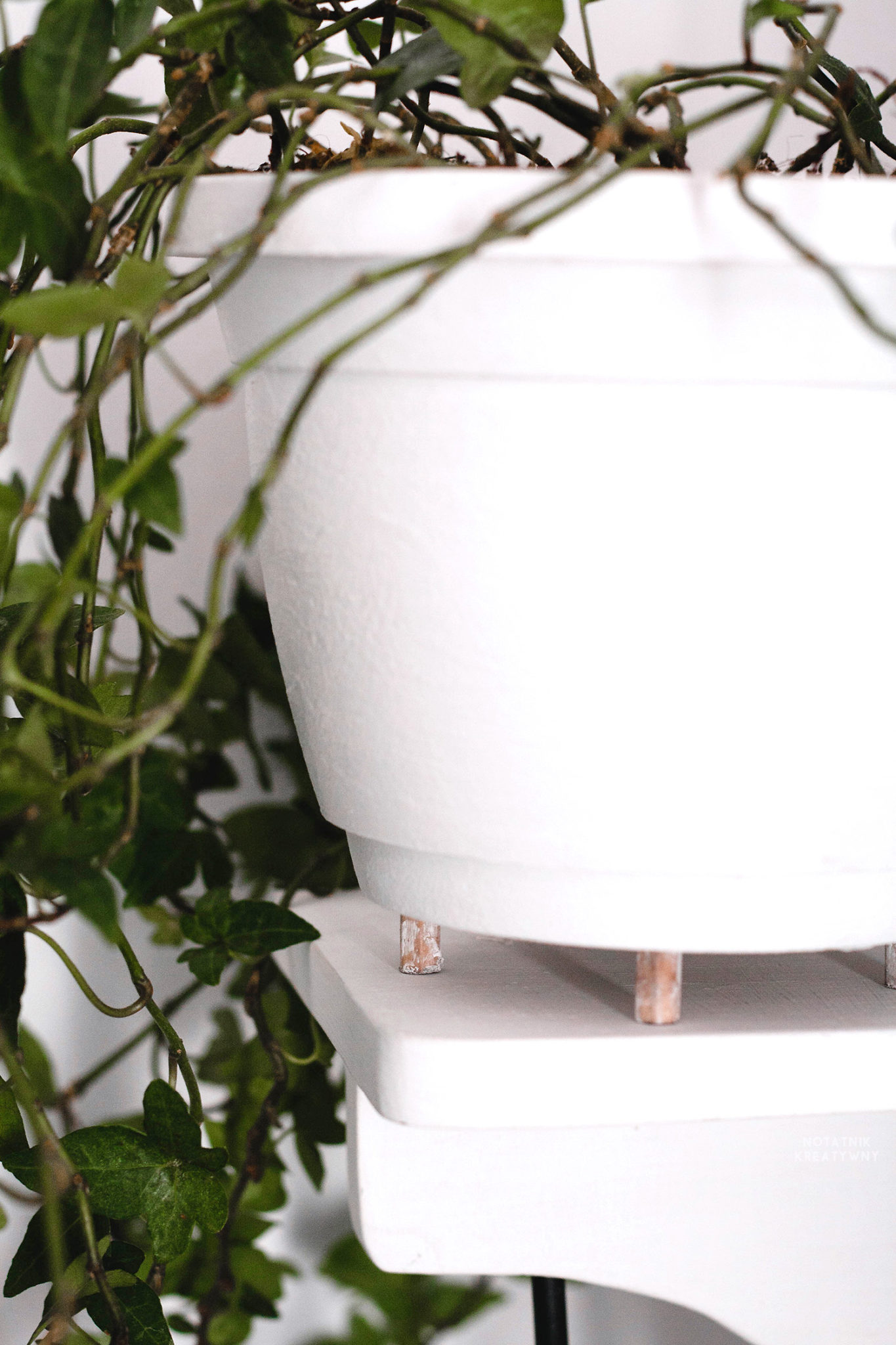 plastikowa doniczka metamorfoza plastikowa plastikowej doniczki przerobienie diy jak przerobić inspiracje